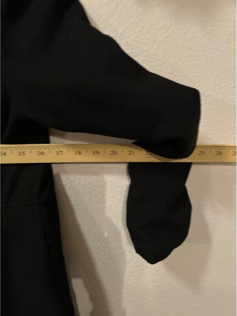Forever Black Wool Blend Long Coat Size Small - Picture 7 of 7